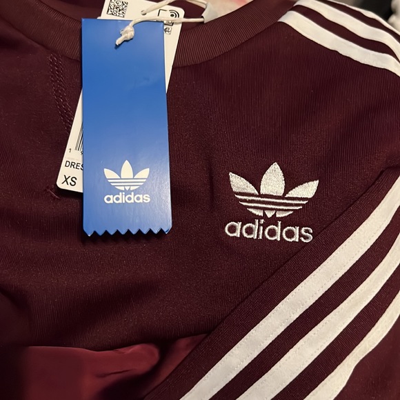 Adidas originals maroon raffle dress - Picture 3 of 6